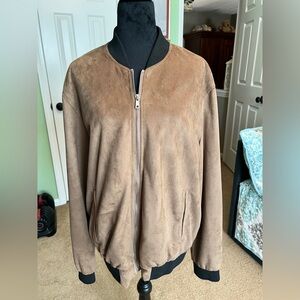 Men's Tan Suede Jacket